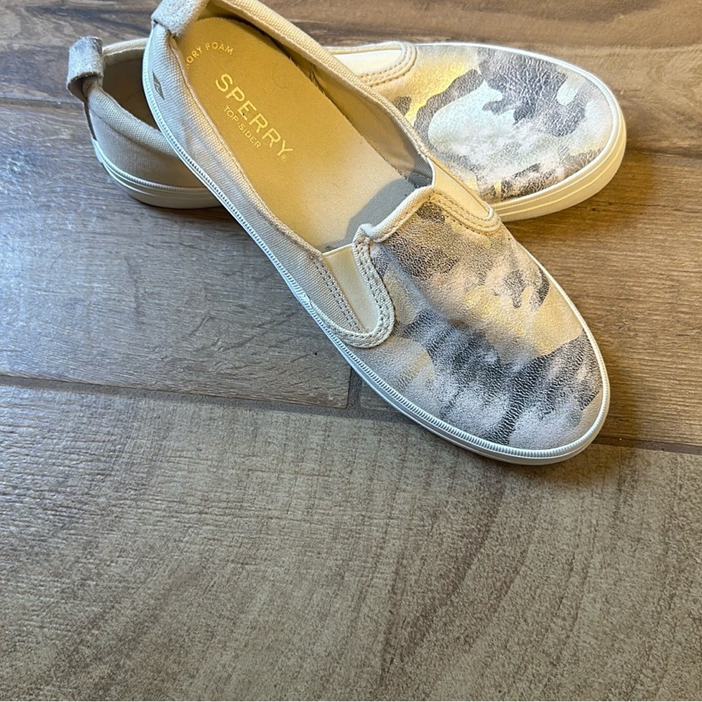 Sperry Camouflage Slip-On Sneakers